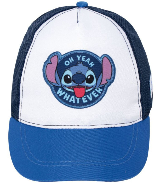 CHILDREN'S CAP WITH BRIM AND MESH STITCH 51/54 - CHILDREN'S HATS