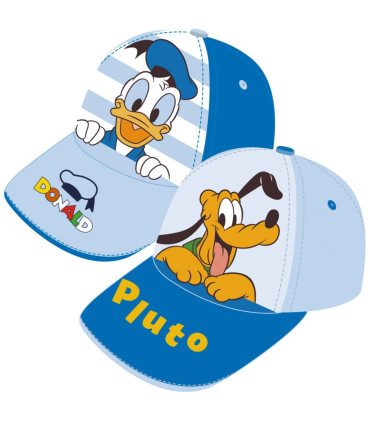 BABY HAT WITH BRIM DONALD/PLUTO 44/46 - CHILDREN'S HATS