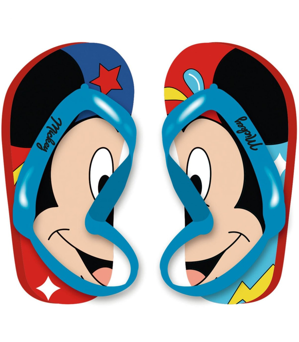 CHILDREN'S FLIP-FLOPS WITH ELASTIC MICKEY MOUSE 22-28 SERIES - CHILDREN'S SLIPPERS AND FLIP-FLOPS