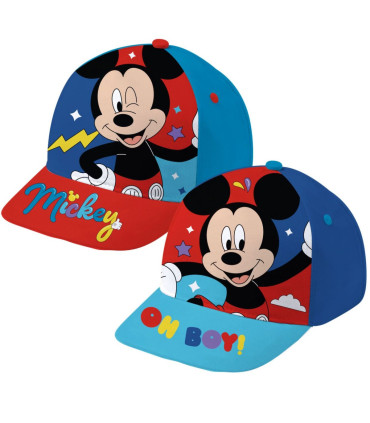 MICKEY BABY HAT WITH BRIM 2 COLORS 44/46 - CHILDREN'S HATS