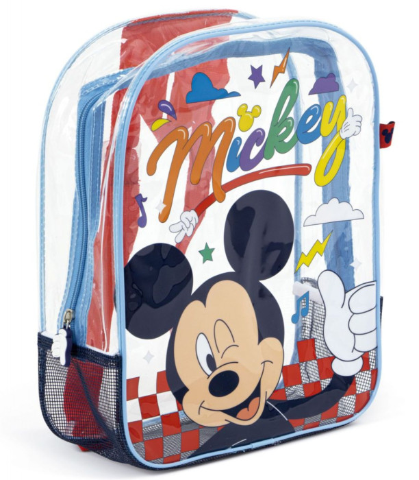 TRANSPARENT MICKEY CHILDREN'S BEACH BAG 32*25*23 - CHILDREN'S BACKPACKS