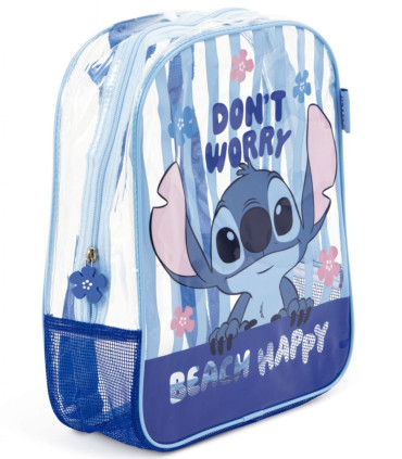 CHILDREN'S BEACH BACKPACK TRANSPARENT STITCH 32*25*23 - CHILDREN'S BACKPACKS