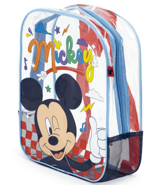 TRANSPARENT MICKEY CHILDREN'S BEACH BAG 32*25*23 - CHILDREN'S BACKPACKS