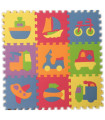 RUBBER PUZZLE CARPET TRANSPORTATION MEANS