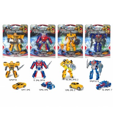 TRANSFORMERS IN BLISTERS 4 TYPES - Transformers Figures