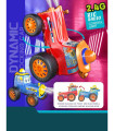 CHILDREN'S TRACTOR STUNT DRIVER WITH REMOTE CONTROL