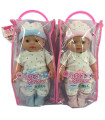 BABY DOLL MAYMAY WITH STAR-PRINT CLOTHES 30 CM + 6 SOUNDS IN A BAG
