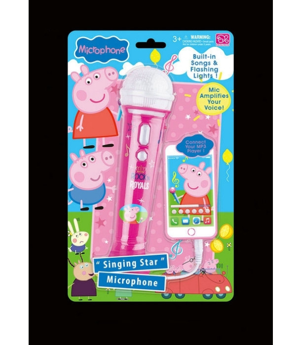 MICROPHONE WITH JACK CABLE PEPPA PIG - Microphones