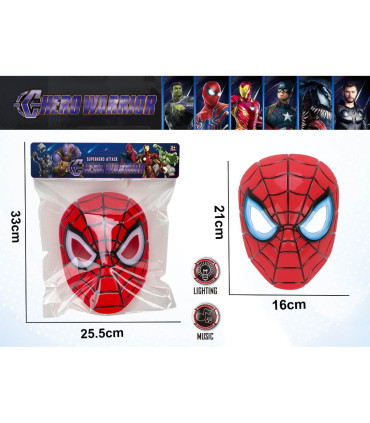 CHILDREN'S LIGHT-UP SPIDER MASK + SOUND - PARTY COSTUMES, MASKS AND WANDS