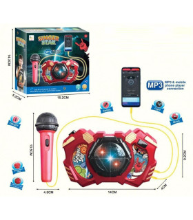 KARAOKE MICROPHONE WITH CONSOLE AND MP3 - Microphones
