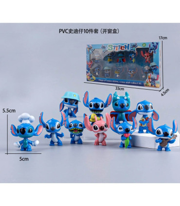 STITCH FIGURES 10 PCS. IN BOX - Heroes