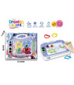 MAGNETIC BOARD WITH ICE KINGDOM STAMPS IN A BOX