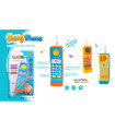 CHILDREN'S MOBILE PHONE IN BLISTER