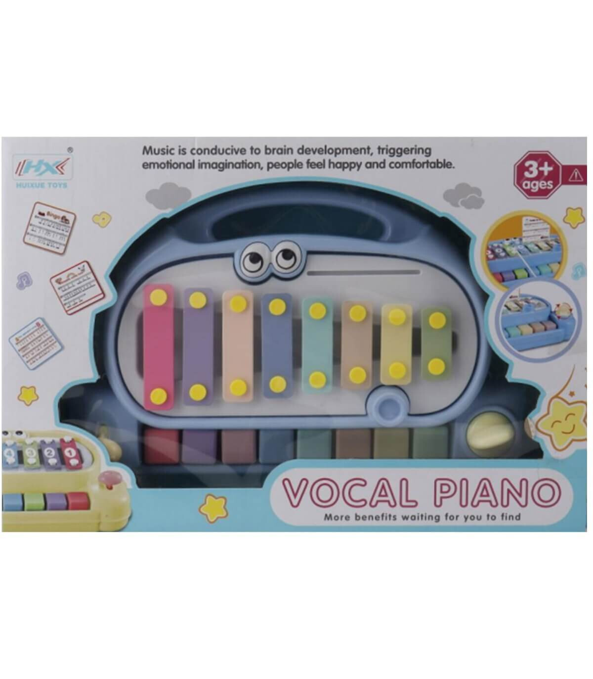 CHILDREN'S XYLOPHONE-PIANO 8 KEYS 2 COLORS - Piano