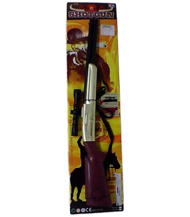 CHILDREN'S POP GUN WITH CARDBOARD SIGHT - MACHINES AND RIFLES