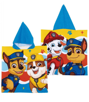 CHILDREN'S TOWEL PONCHO PAW PATROL BOY 50*100 - CHILDREN'S BEACH TOWELS
