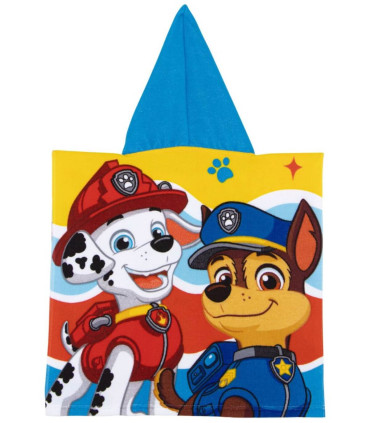 CHILDREN'S TOWEL PONCHO PAW PATROL BOY 50*100 - CHILDREN'S BEACH TOWELS