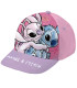 ANGEL PINK/PURPLE BABY HAT WITH BRIM 44/46 - CHILDREN'S HATS