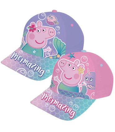 PEPPA PIG MERMAZING CHILDREN'S CAP WITH BRIM 48/51 - CHILDREN'S HATS