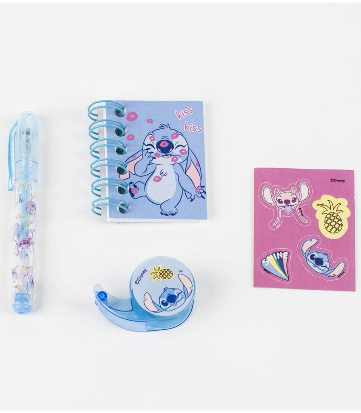 SMALL BACKPACK WALLET WITH SCHOOL SUPPLIES STITCH Cerda