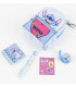 SMALL BACKPACK WALLET WITH SCHOOL SUPPLIES STITCH Cerda