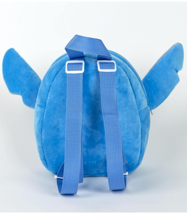 PLUSH BACKPACK FOR KINDERGARTEN STITCH WITH LARGE EARS 22 CM