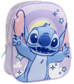 3D STITCH CHILDREN'S BACKPACK PURPLE 31 CM