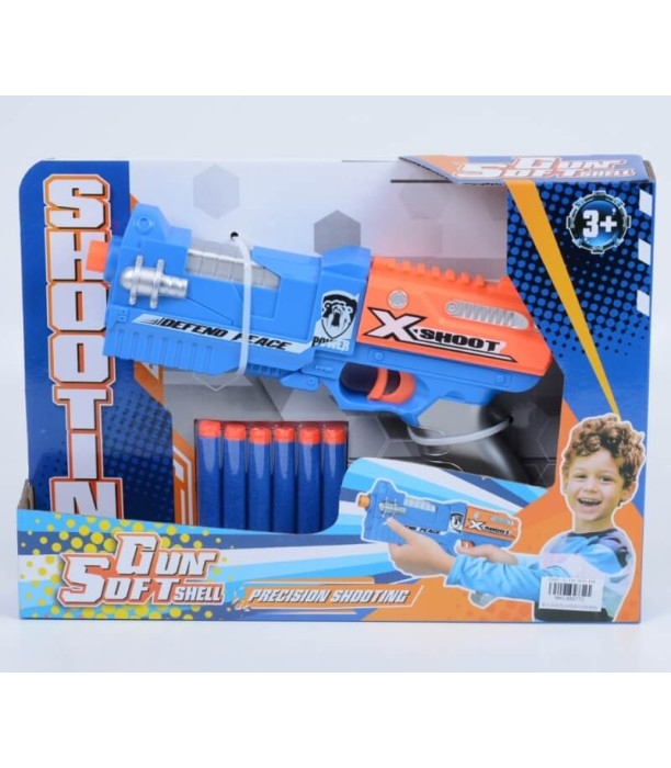 X-SHOOT SOFT ARROW PISTOL IN OPEN BOX - PISTOLS