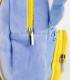 PLUSH BACKPACK WITH YELLOW POCKET FOR KINDERGARTEN STITCH