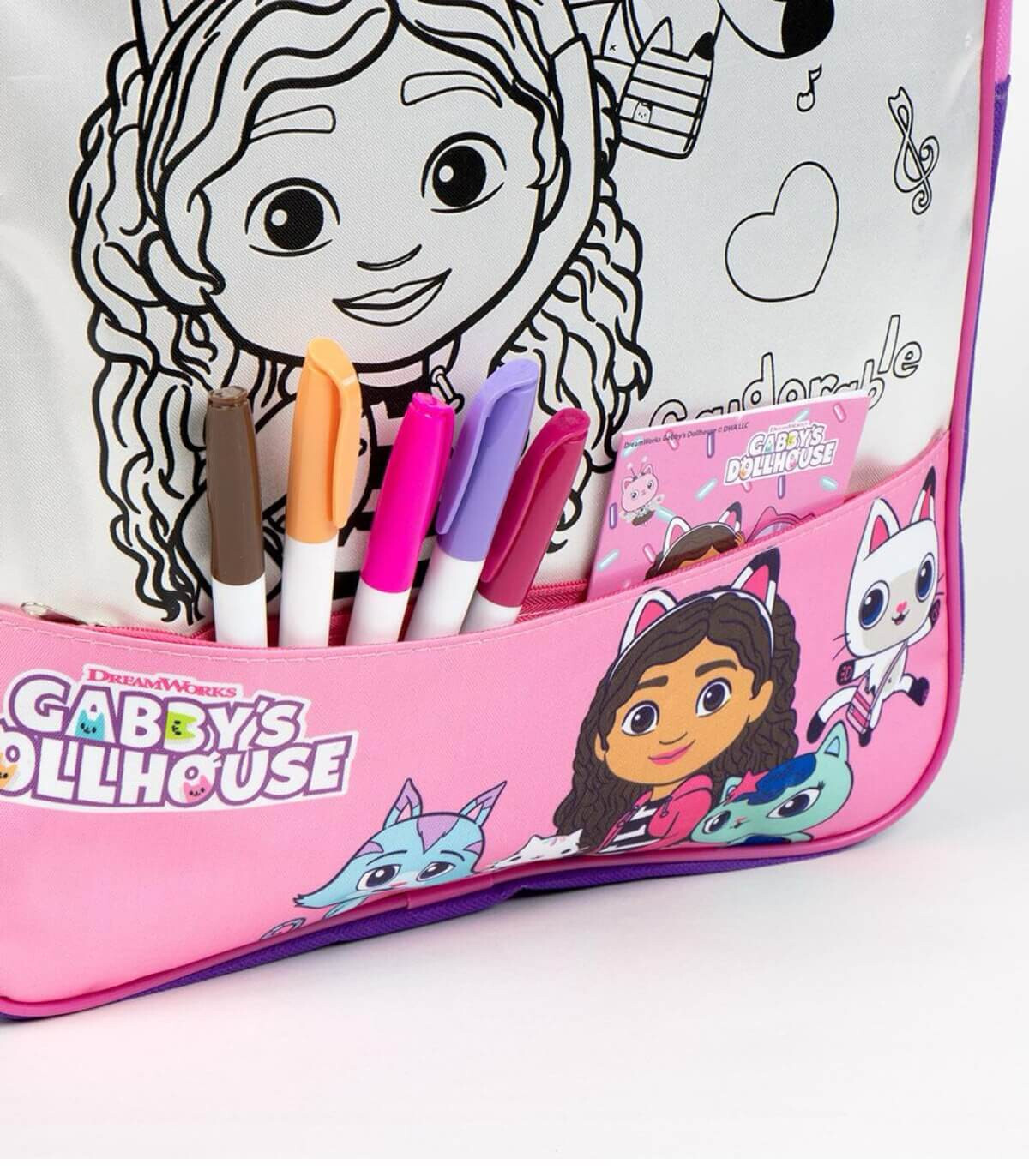 CHILDREN'S BACKPACK FOR COLORING MAKE IT YOURSELF GABBY'S DOLLHOUSE 38 CM Cerda