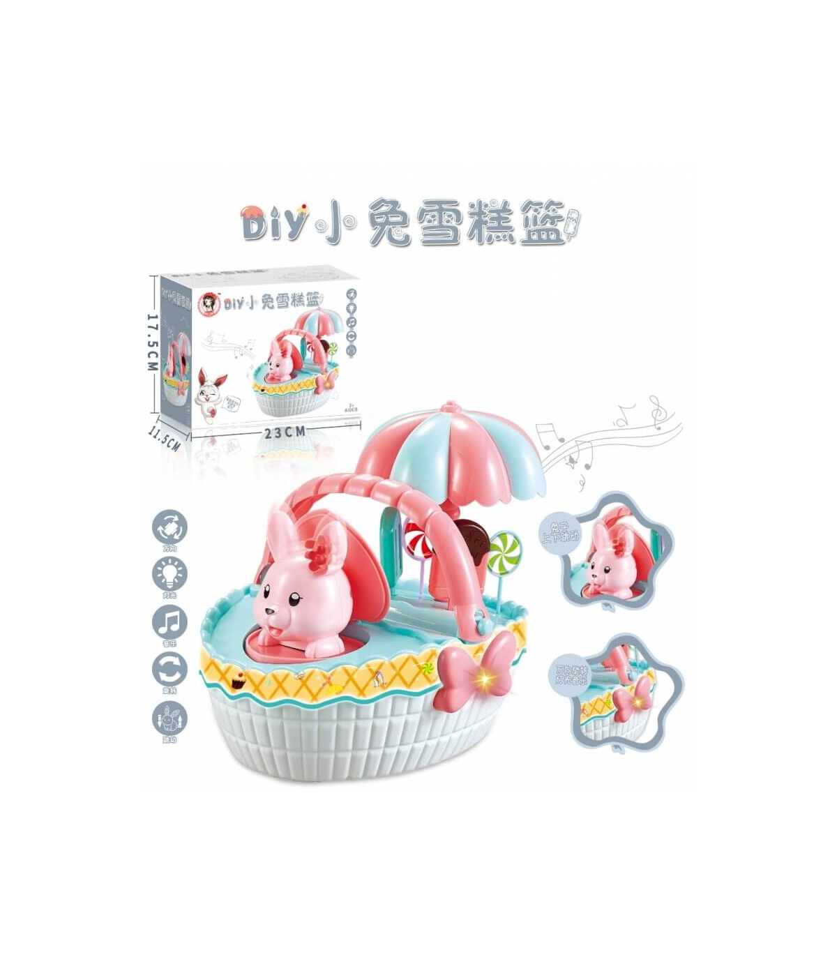 PICNIC BASKET WITH BUNNY - Musical