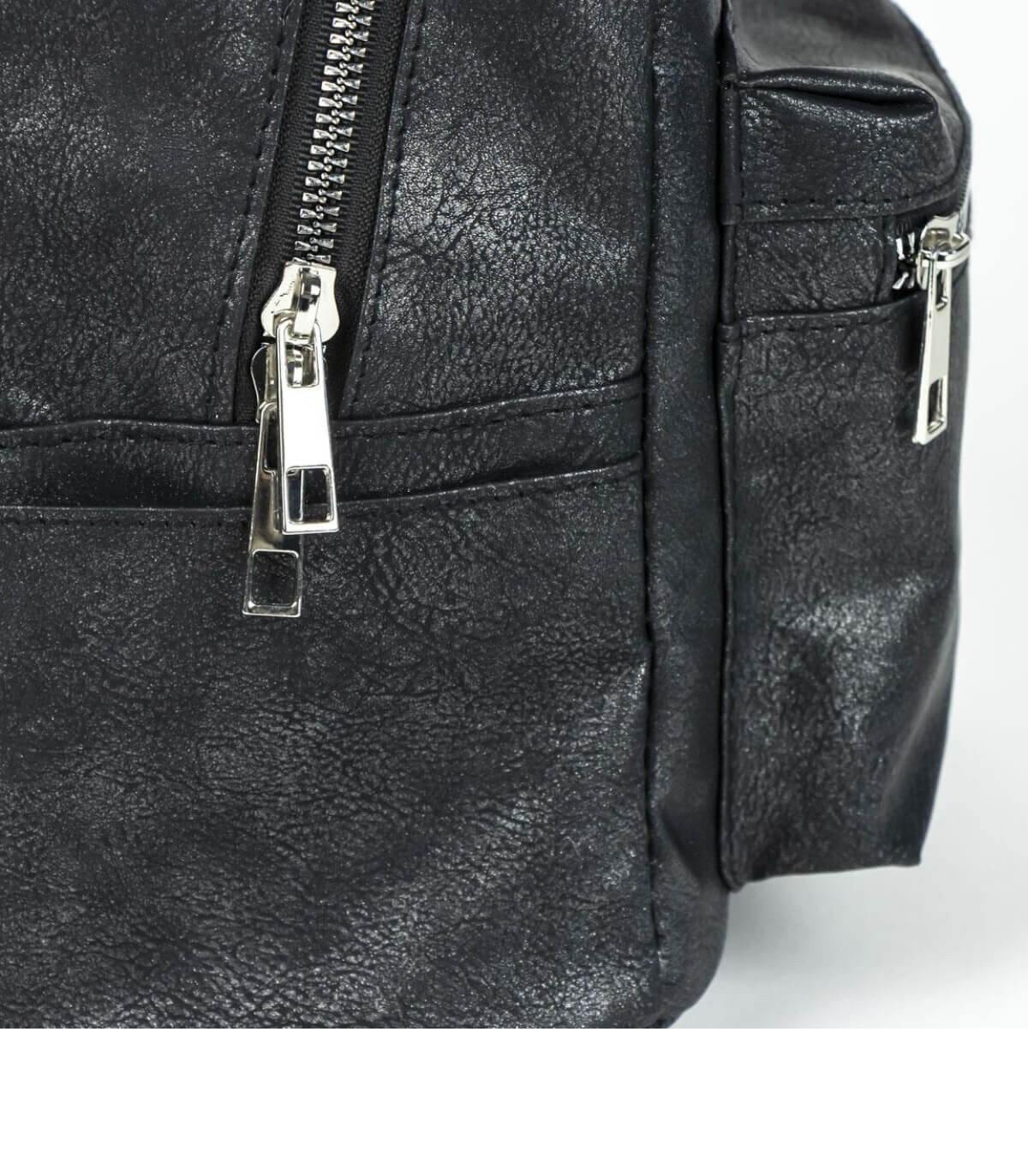 BLACK MINNIE LEATHER BACKPACK Cerda