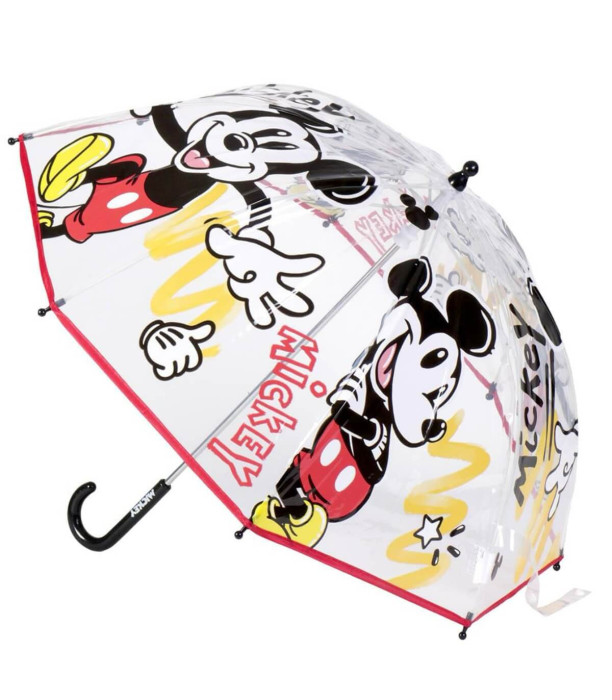 CHILDREN'S UMBRELLA MECHANICAL POE MICKEY