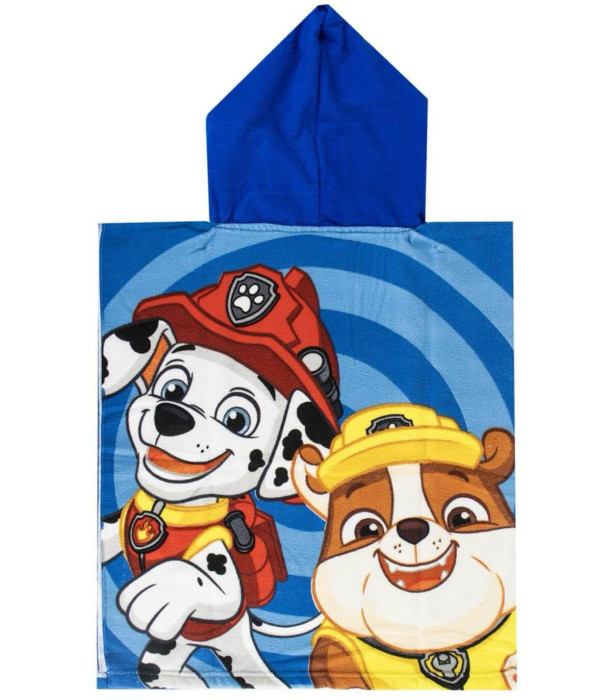 CHILDREN'S TOWEL PONCHO PAW PATROL 50*115