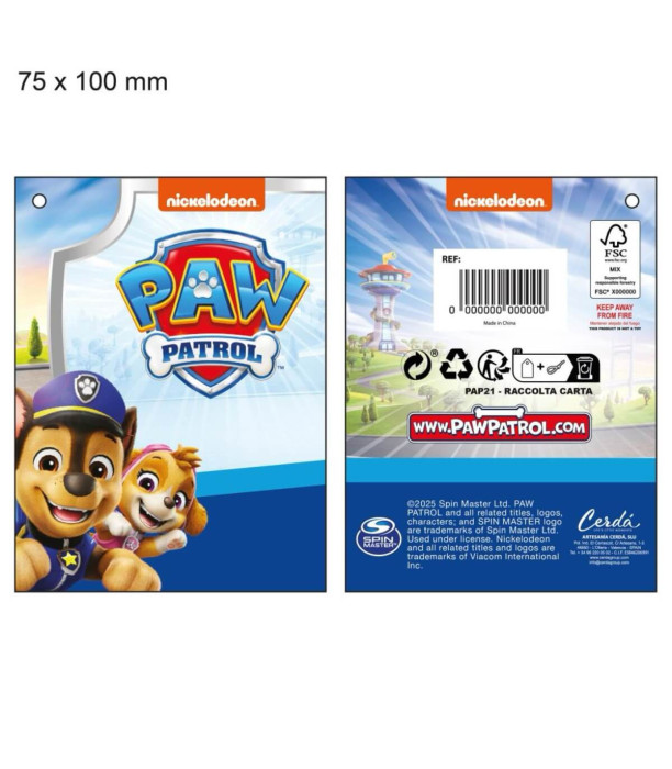 CHILDREN'S TOWEL PONCHO PAW PATROL 50*115