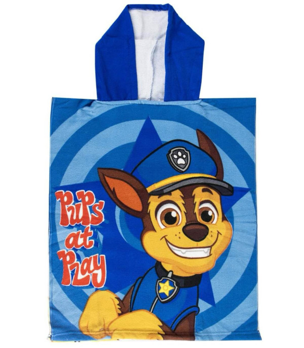 CHILDREN'S TOWEL PONCHO PAW PATROL 50*115