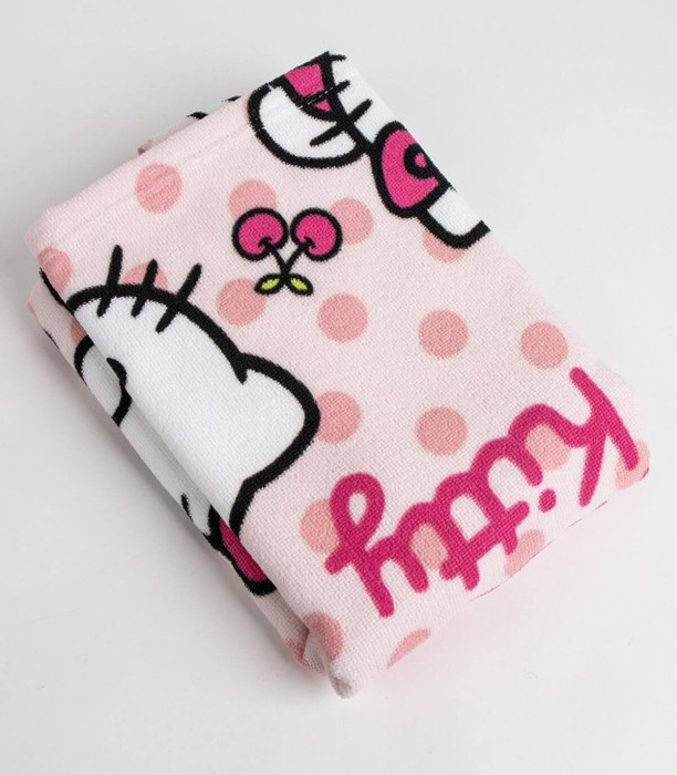 HELLO KITTY CHILDREN'S TOWEL PONCHO 50*111