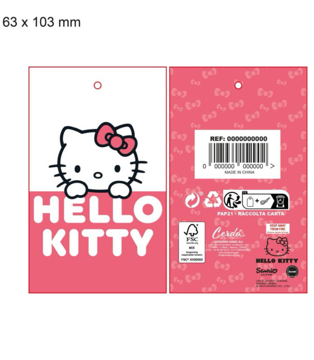 HELLO KITTY CHILDREN'S TOWEL PONCHO 50*111