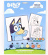CHILDREN'S SET DRAW WITH NUMBERS BLUEY