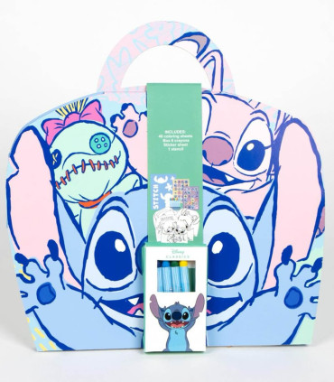 PASTEL COLORING SET IN A CARTON BAG STITCH Cerda