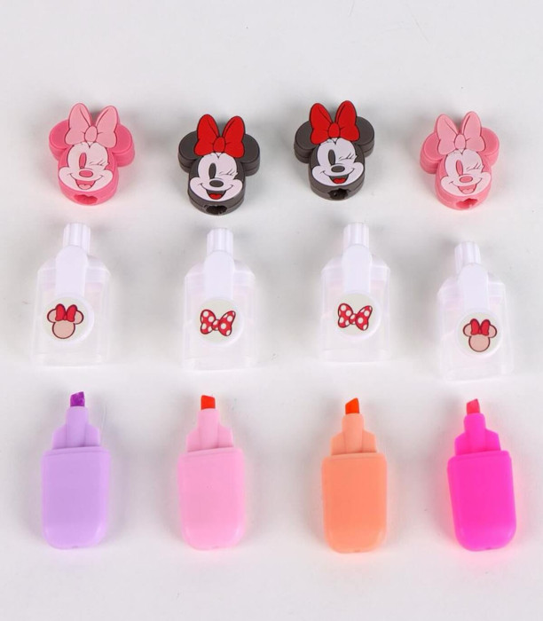 FLUORESCENT MARKERS IN SILICONE CASE MINNIE