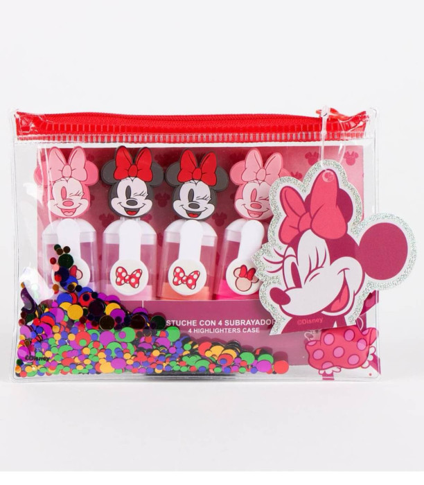 FLUORESCENT MARKERS IN SILICONE CASE MINNIE