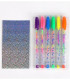 6 GEL PENS IN SILICONE CASE STITCH