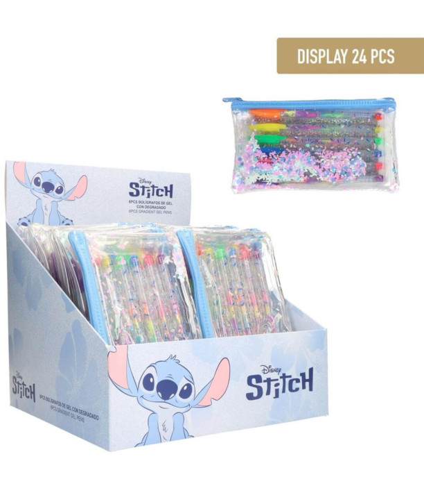 6 GEL PENS IN SILICONE CASE STITCH