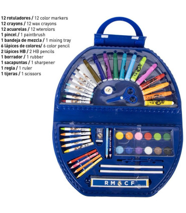 STUDENT DRAWING SET 50 PARTS IN BLISTER REAL MADRID Cerda