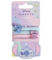 HAIR TIES 4 PCS. ON CARD STITCH
