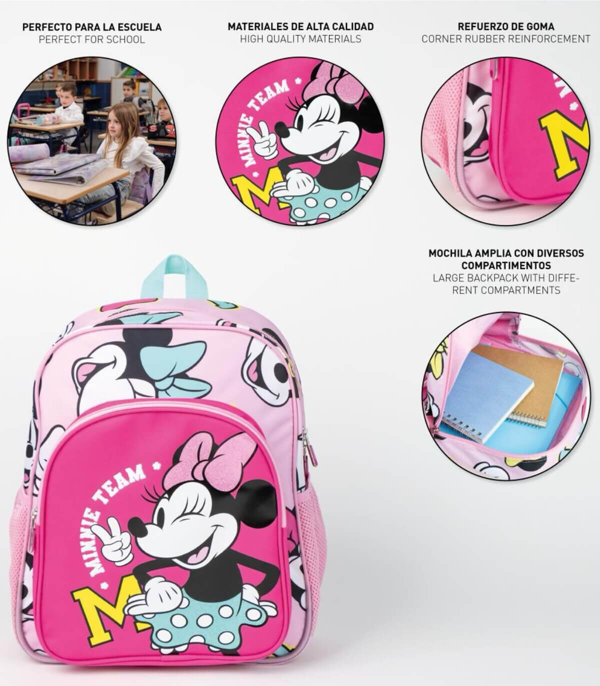 STUDENT BACKPACK 38 CM MINNIE MOUSE Cerda