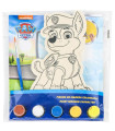 WOODEN FIGURES FOR COLORING WITH PAW PATROL PAINTS