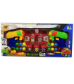 CHILDREN'S SET WITH 2 GUNS, BALLS, AND CANS