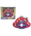 CHILDREN'S EDUCATIONAL MUSICAL STEERING WHEEL RED